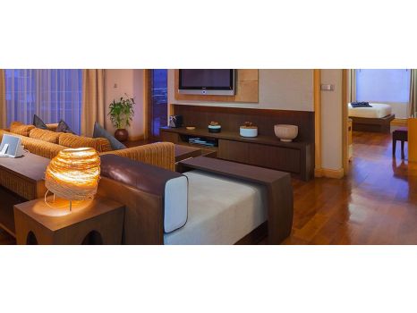 Seating area in room