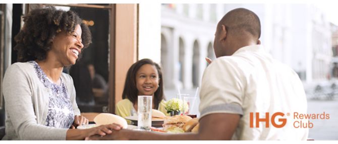 Earn IHG<sup>®</sup> Rewards Club points at Holiday Inn