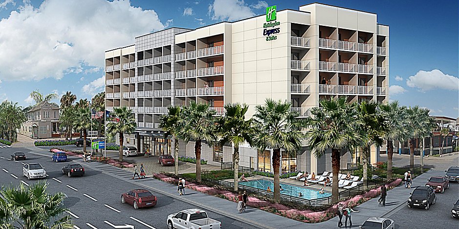 Beachfront Hotels In Galveston Tx Holiday Inn Express Suites
