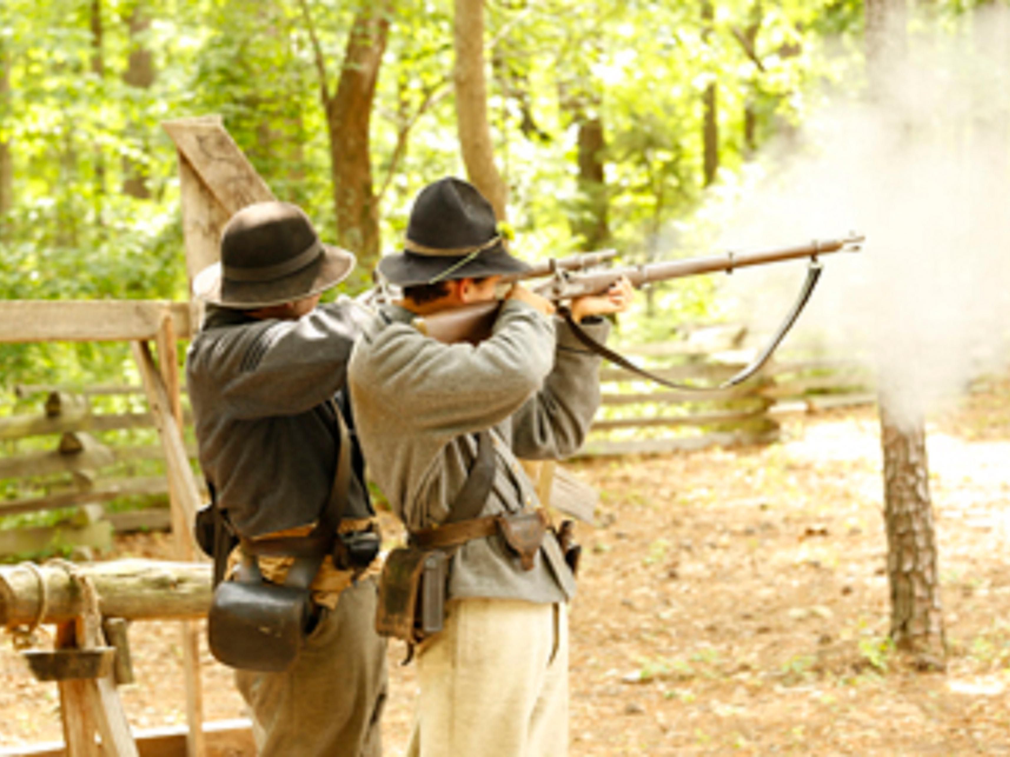 Enjoy Pamplin Park's Historical Rifle Demonstration