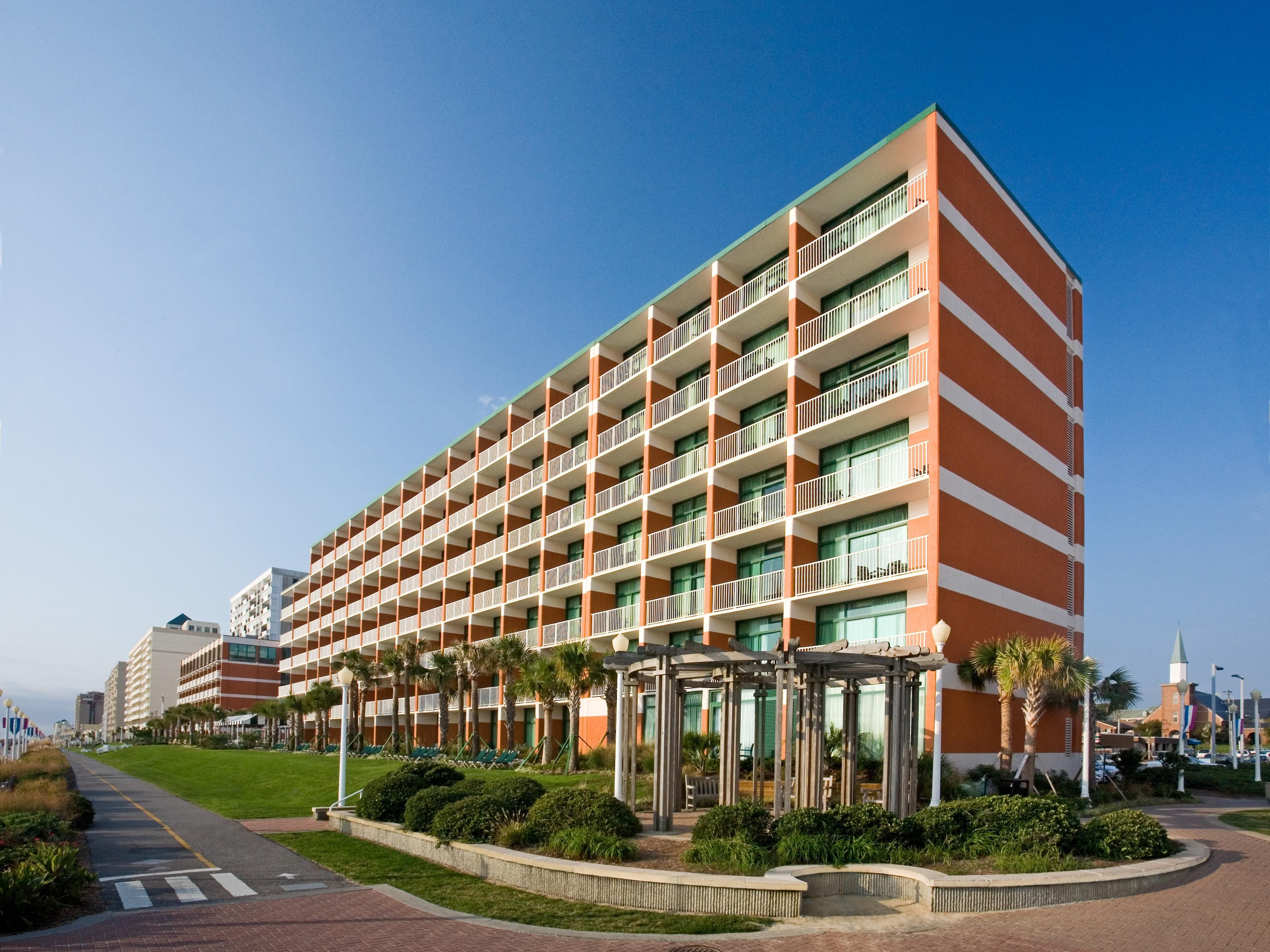 North Virginia Beach Boardwalk Hotels Holiday Inn Suites Virginia