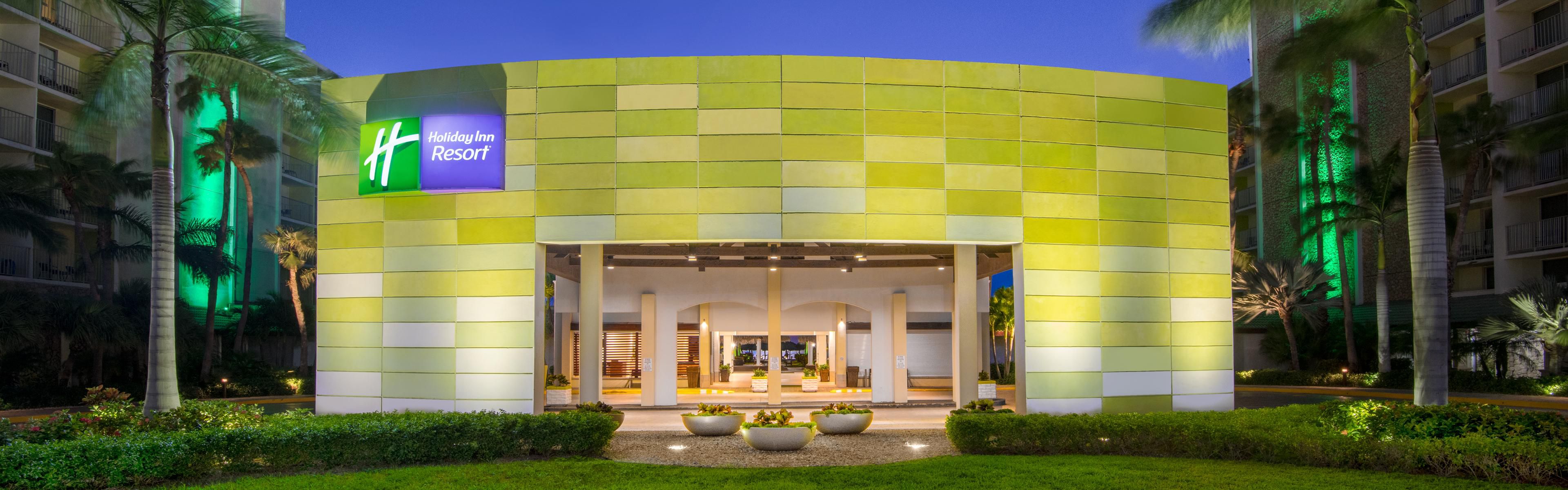 Beachfront Palm Beach Aruba Hotels Holiday Inn Resort Aruba