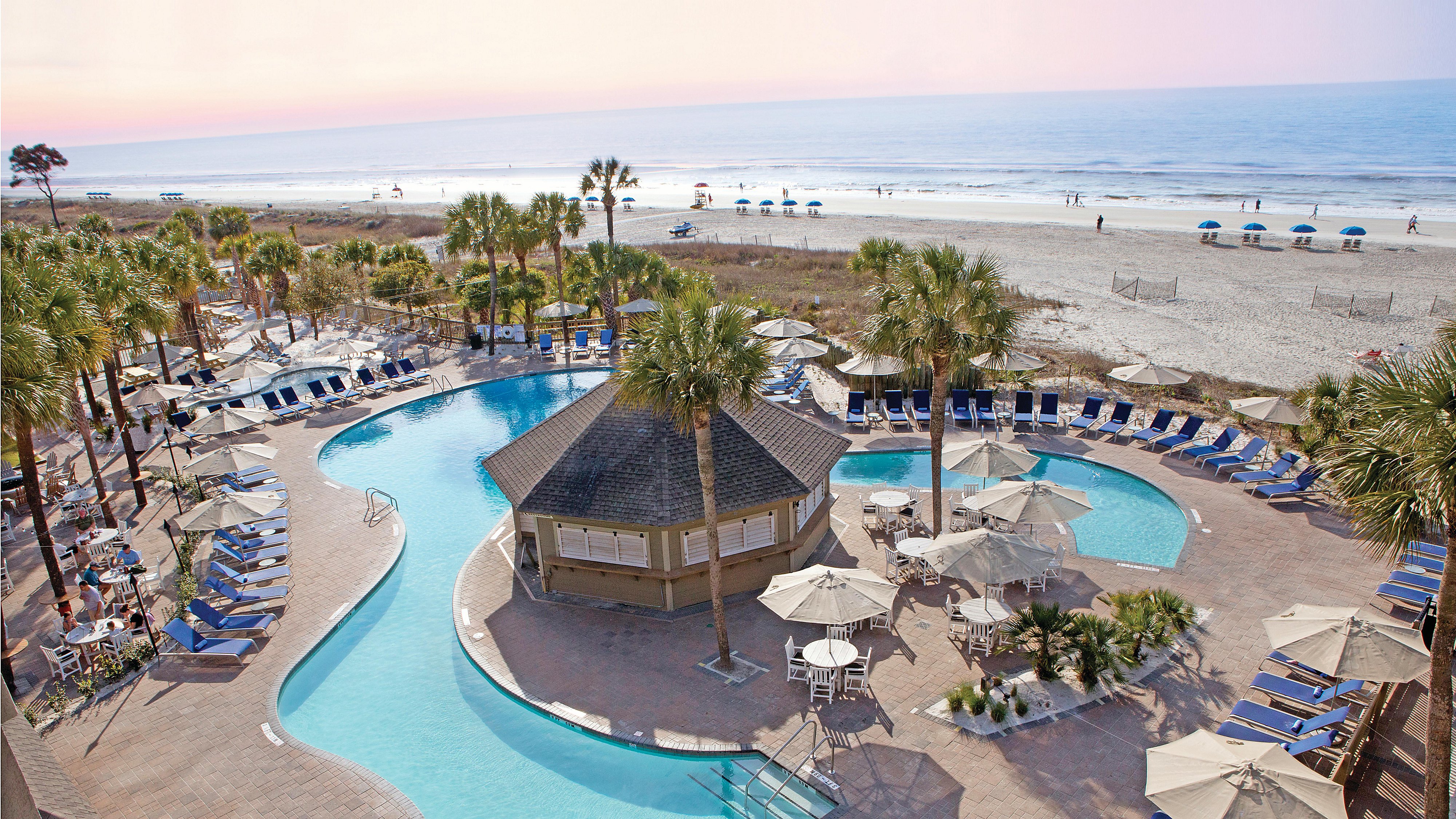 Oceanfront Hilton Head Resorts Holiday Inn Resort Beach House