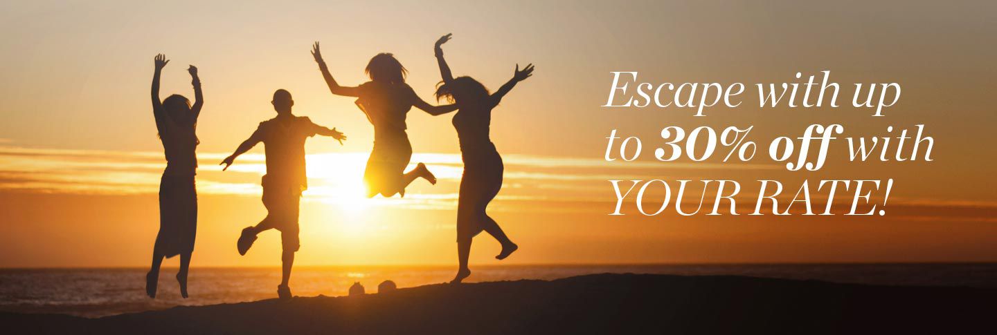 Get up to 30% off your next escape with IHG Rewards Club.